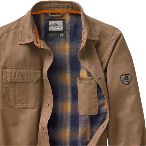 Legendary Whitetails Men's Journeyman Rugged Shirt Jacket | eBay