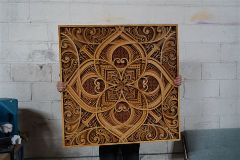 Mesmerizing Laser-Cut Wood Sculptures Feature Layers of Intricate ...