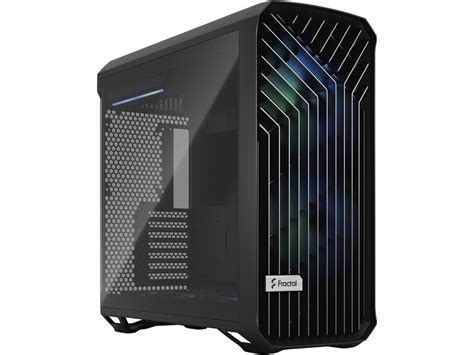 Fractal Design Torrent RGB Black E-ATX Tempered Glass Window High-Airflow Mid Tower Computer ...