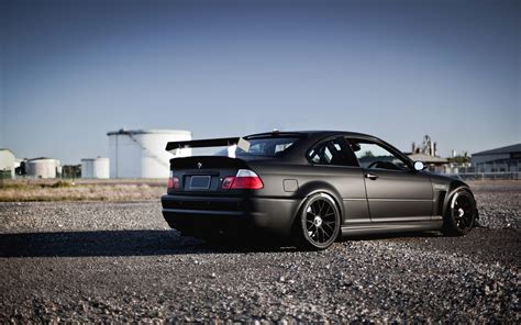 BMW E46 M3 Tuning Car Rear HD desktop wallpaper : Widescreen : High Definition : Fullscreen