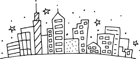 Download Cityscape coloring for free - Designlooter 2020 👨‍🎨