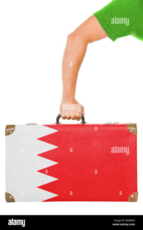 The Bahraini flag Stock Photo - Alamy