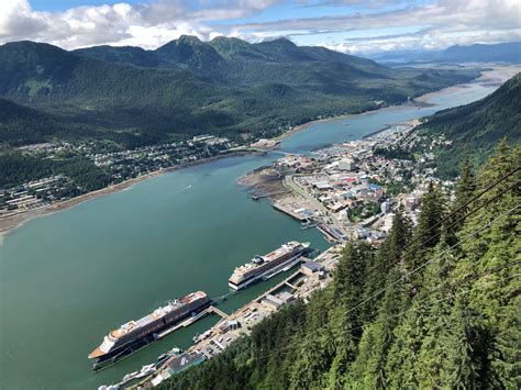 Panoramic View of Juneau, Alaska