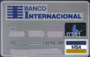 Tarjeta de credito prepagada banco internacional