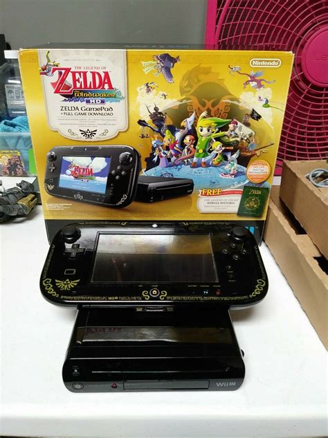 Nintendo Wii U Legend of Zelda Wind Waker HD Deluxe Position Console ...