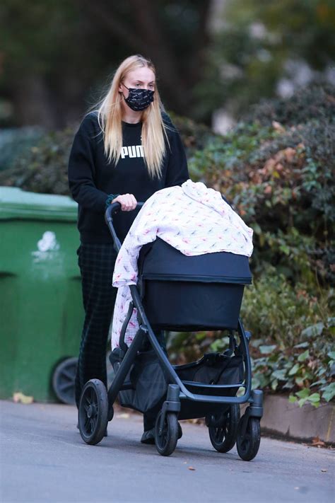 Sophie Turner – out with her baby girl Willa near her Los Angeles home ...