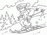 Free Skiing Coloring Pages Download Png  sketch template
