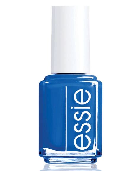 essie nail color, butler please - Something Blue - Women - Macy's | Bright blue nails, Blue nail ...