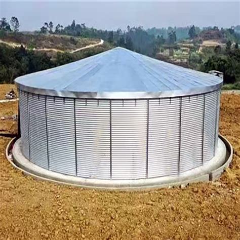 Customized Modular Galvanized Corrugated Steel Water Tanks for Agricultural Irrigation