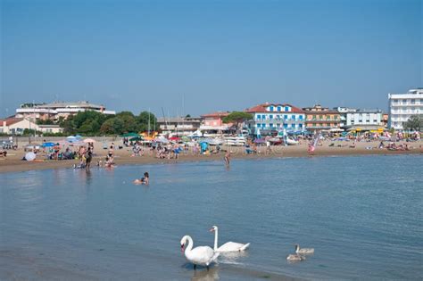 Caorle Beach, Beautiful Venetian City Editorial Photography - Image of ...