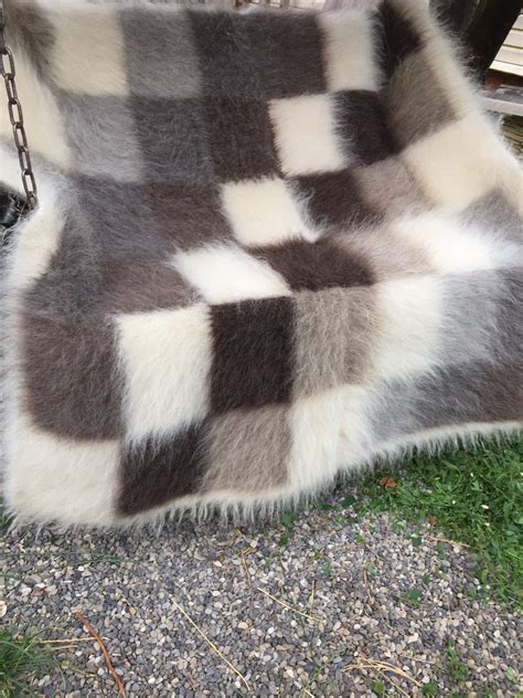 Wool Coverlet Blanket Sheep Wool Carpet King Size Woven Gift Warm ...