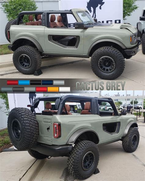 2021 Ford Bronco Actual Color Renderings | Bronco6G - 2021+ Ford Bronco & Bronco Raptor Forum ...