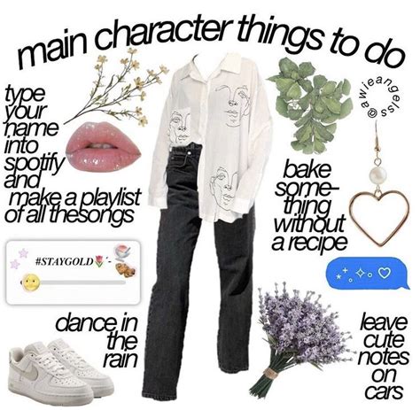 Main character things to do | Mood clothes, Mood board fashion ...