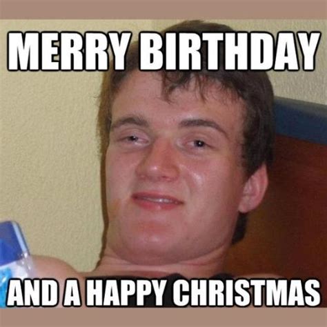 40+ Funny Merry Christmas Birthday Memes for Pure Laughter