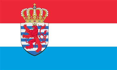 Flag of the Grand Duchy of Luxembourg in the style of Serbia. : r/vexillology