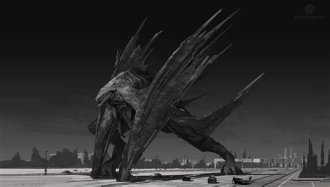 Image - Concept Art - Godzilla 2014 - Winged MUTO 1.jpg | Wikizilla ...