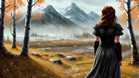 Skyrim inspired landscape by flotspe on DeviantArt