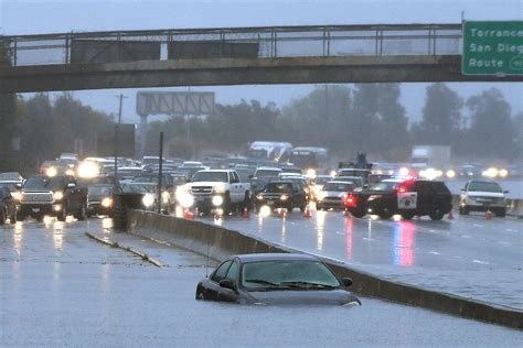 Widespread flooding, mudslides, evacuations as biggest storm in years batters California - Los ...