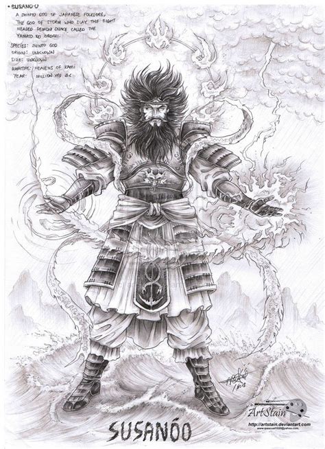 Susanoo by artstain on deviantART | Mythology art, Japanese mythology ...