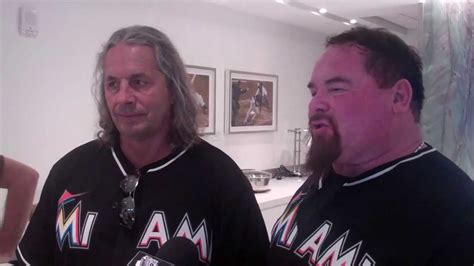 Hart Foundation (Bret Hart, Jim Neidhart) at Marlins Park Aug 2013 (P1 ...