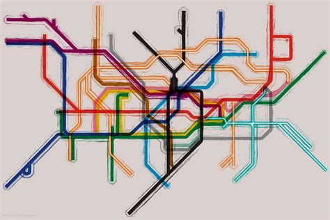 London Tube/Underground Map Poster 24x16