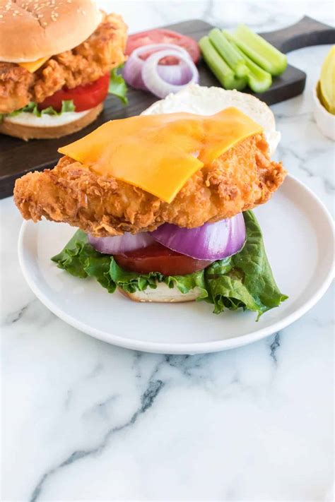 Crispy Chicken Sandwich | Home Fresh Ideas