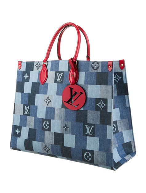 Louis Vuitton 2020 Monogram Denim OnTheGo GM - Handbags - LOU402352 | The RealReal