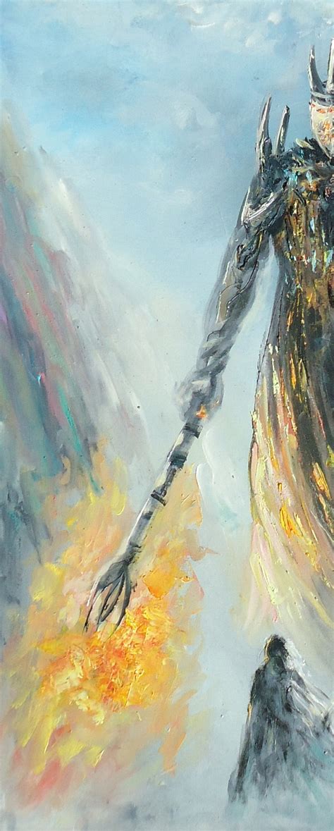 Fingolfin vs Morgoth Silmarillion Painting J.R.R. | Etsy