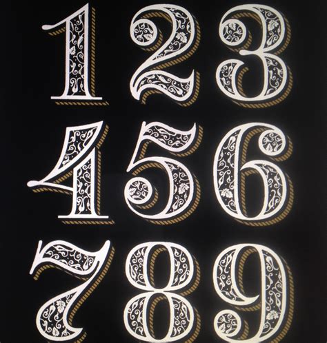 Number tattoo fonts - laderbase