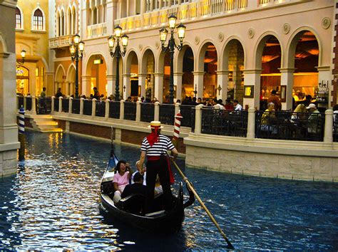 Gondola Ride Inside Venetian Hotel Photograph by Jon Berghoff