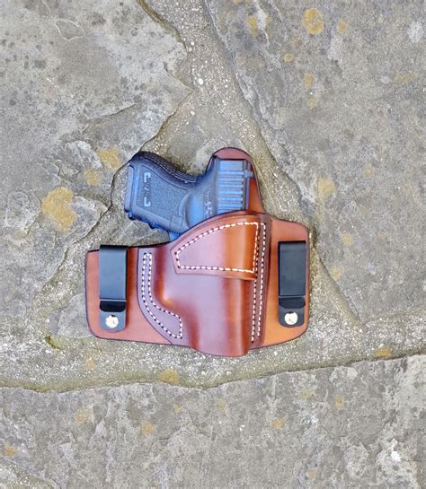 glock 26 Deluxe IWB custom leather holster - Jackson LeatherWork, LLC