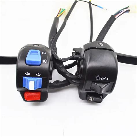 Motorcycle 7/8'' 22mm Handlebar Switch Assy Assembly Horn Start Headlight Dimmer Turn Signal ...