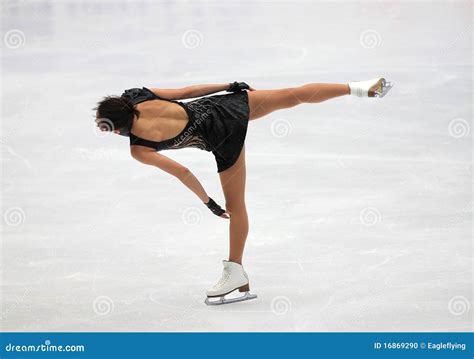 Figure skating spin editorial image. Image of international - 16869290