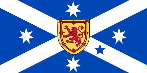 Flag of the Scottish Australian Heritage Council Australia - Etsy