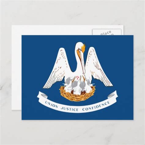 Louisiana State Flag Design Postcard | Zazzle