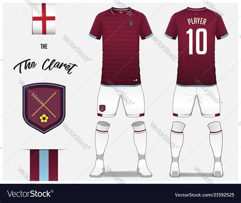 Soccer jersey or football kit template design Vector Image