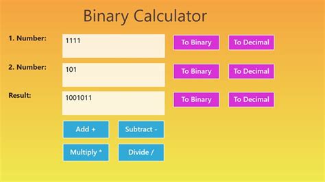 Binary Calculator Free for Windows 8 and 8.1