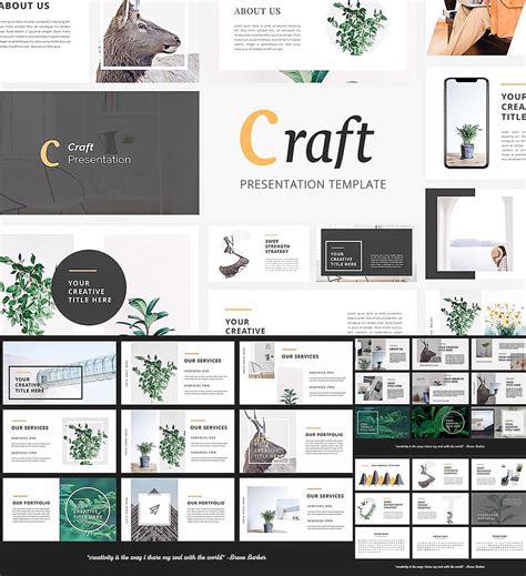 Craft Portfolio Keynote Template | Free download