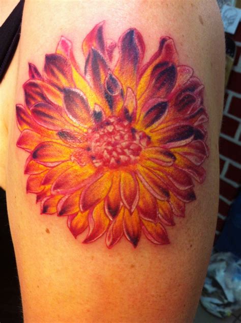 Dahlia Tattoos Designs, Ideas and Meaning | Tattoos For You