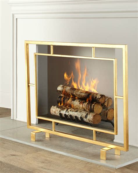 Contemporary Modern Fireplace Screens – Fireplace Guide by Linda