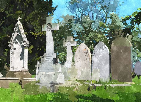 Graveyard,abstract,painting,gravestones,abstract gravestones - free image from needpix.com