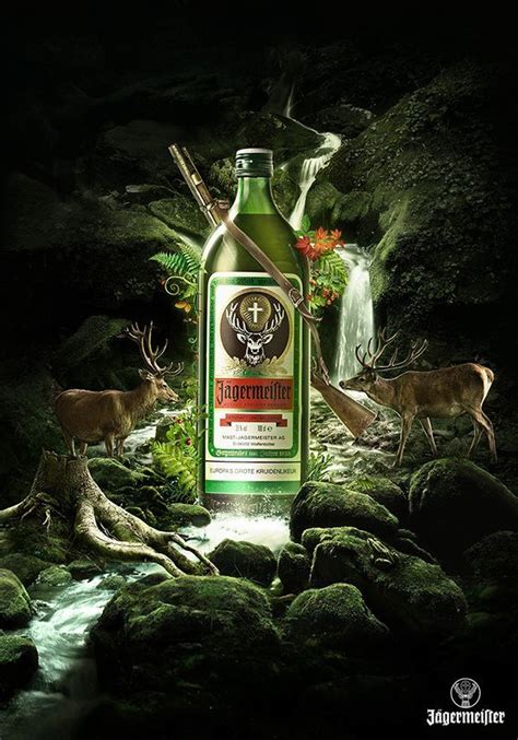 animal on jagermeister bottle - fruitartphotographyfun