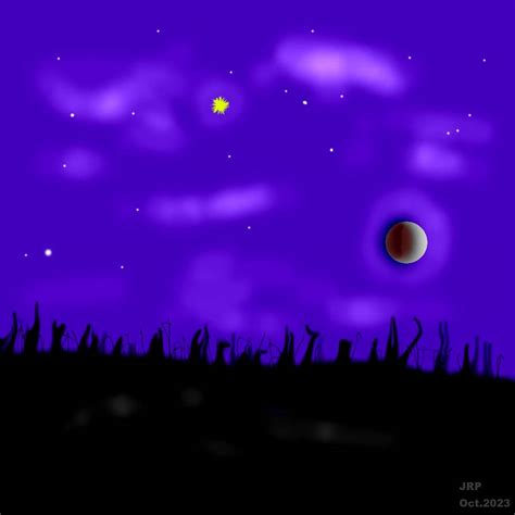 Partial Lunar Eclipse -10-28-2023 by johnrpierce74 on DeviantArt