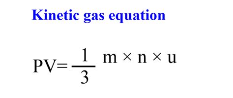 Kinetic molecular theory of gases: Postulates - Chemistry Notes