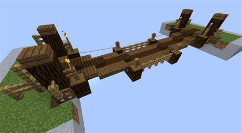 Rope Bridges + Schematic Minecraft Map