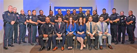 Mission PD Holds a Formal Ceremony to Promote Officers and Welcome New Recruits - Texas Border ...