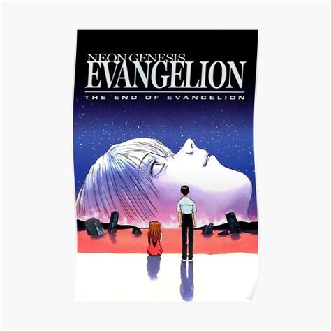 "the end of evangelion" Poster for Sale by SNOOPYSNEEK | Redbubble