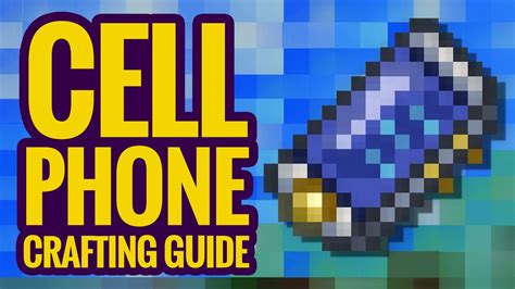 Cell Phone Crafting Guide - Terraria - YouTube