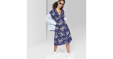 Floral Print Short Sleeve Button-Front Midi Dress | Best Spring Dresses at Target 2019 ...