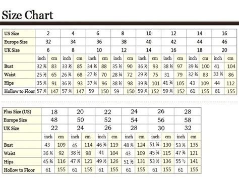 Women Size Chart | Luxebabyco